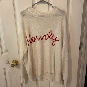 Show Me Your Mumu Howdy Boho Knit Sweater Cream Excellent Condition Boho Sweater
